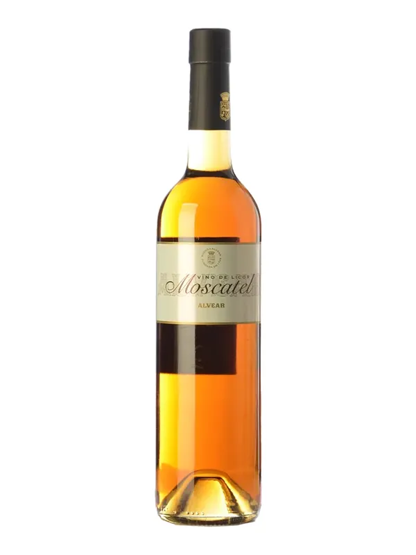Botella de Alvear Moscatel