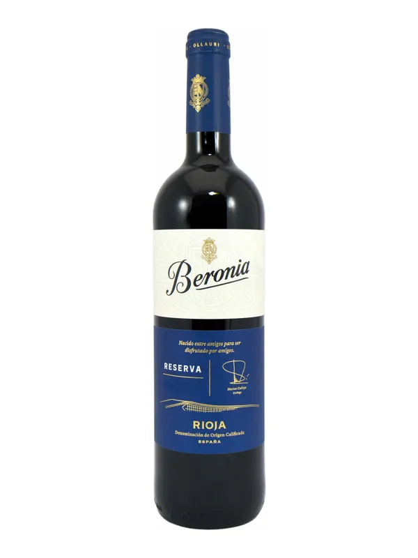 Botella de Beronia Reserva 2020