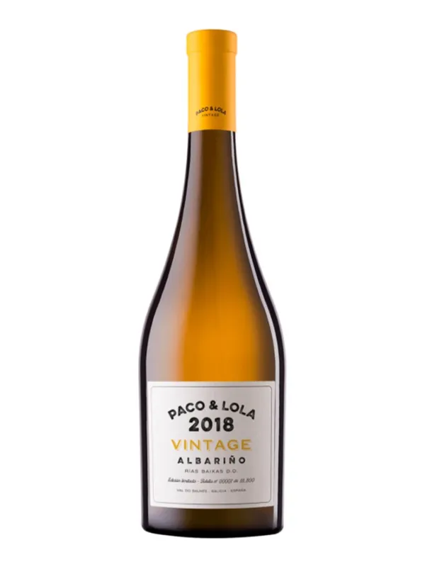 Botella de Blanco Paco y Lola Paco & Lola Vintage 2018