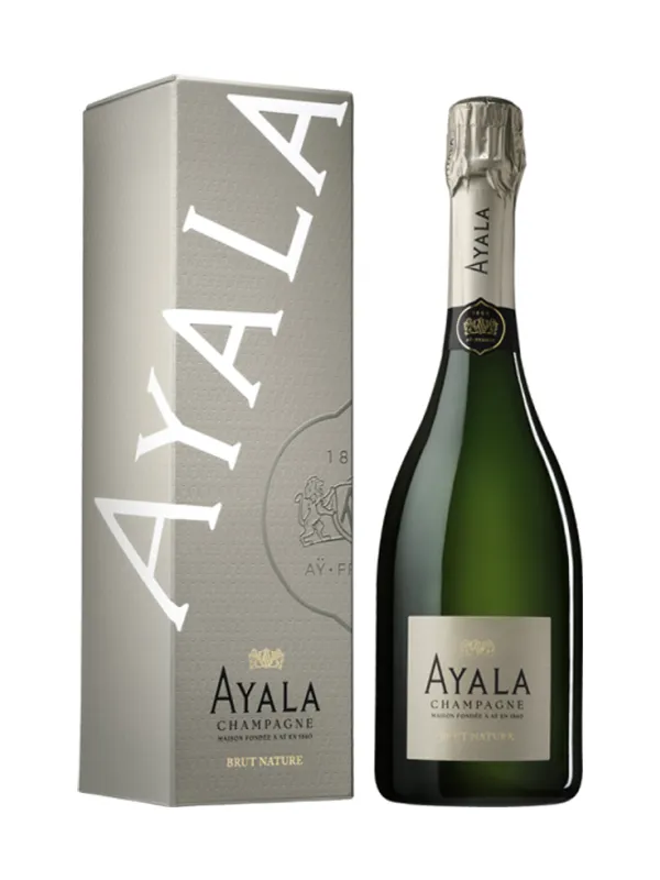 Botella de Champagne Ayala - Brut Nature - Estuche