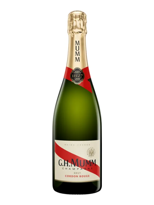 Botella de Champagne Mumm - Cordon Rouge