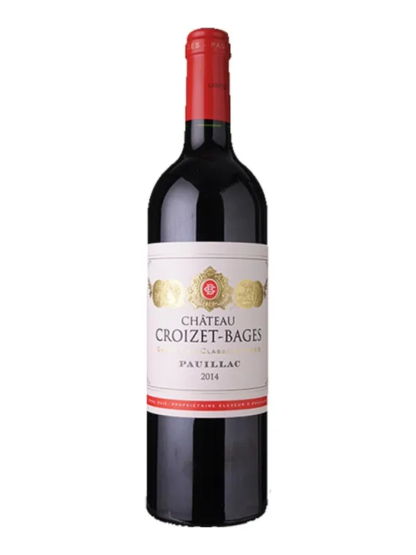 Botella de Château Alias de Croizet Bages AOC Pauillac 2014