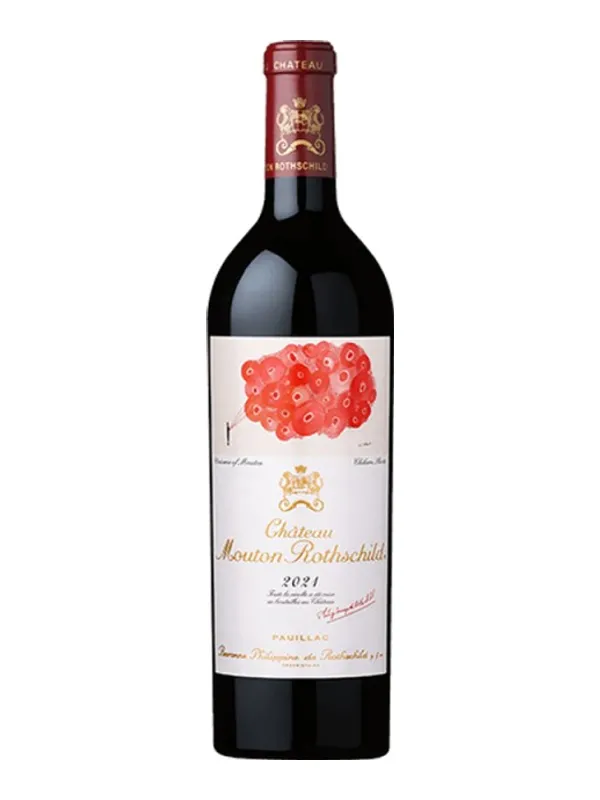 Botella de Château Mouton Rothschild 2021