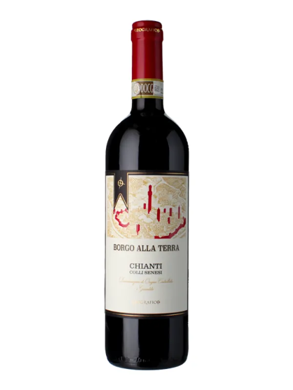 Botella de Chianti Colli Senesi Borgo Alla Terra - Geografico 2024