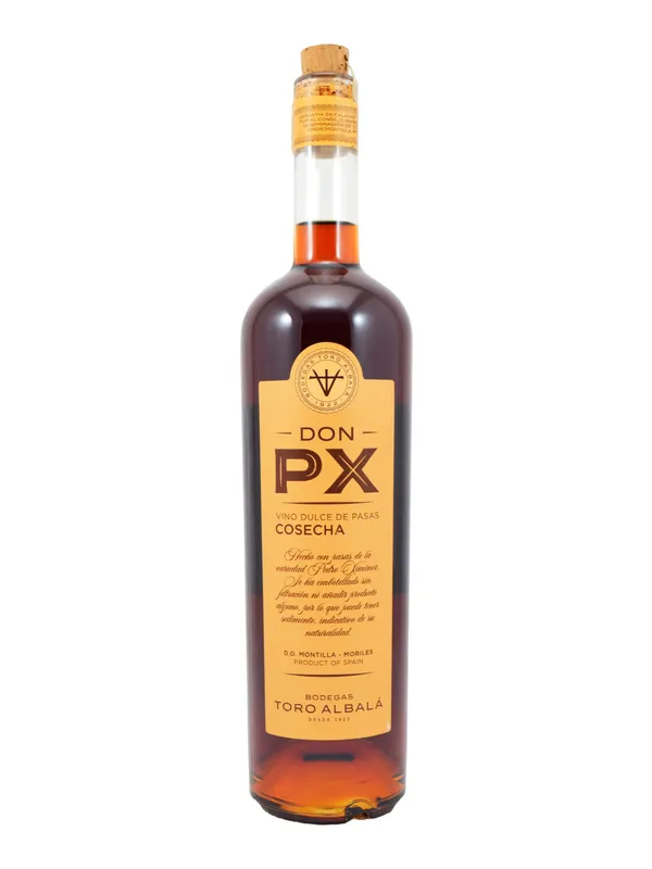 Botella de Don PX Toro Albalá 2023