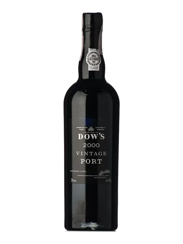 Botella de Dow's Porto Vintage 2000