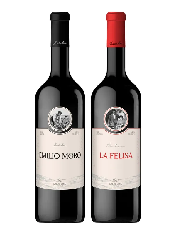 Botella de Duplo Magnum Emilio Moro + La Felisa 1,5L