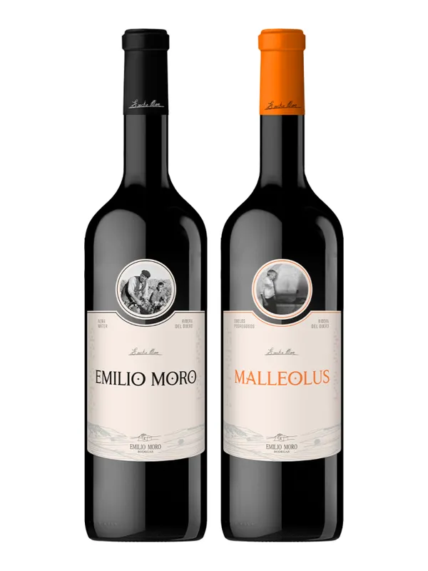 Botella de Duplo Magnum Emilio Moro + Malleolus 1,5L