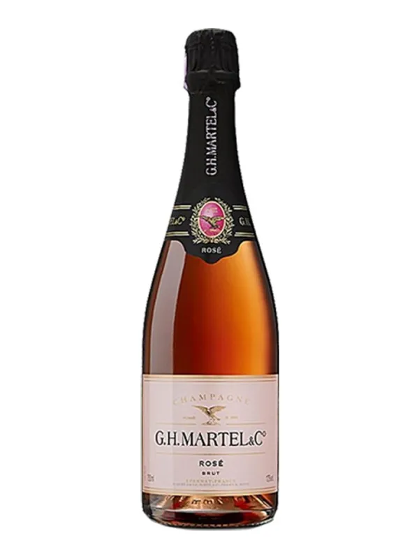 Botella de G.H. Martel Rosé Brut