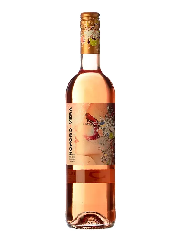Botella de Honoro Vera Rosado 2022