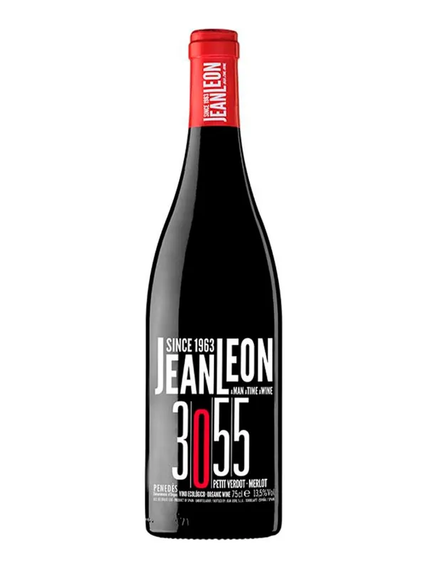 Botella de Jean Leon 3055 Petit Verdot - Merlot