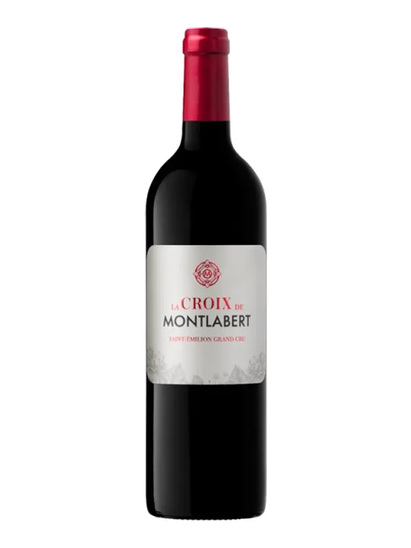 Botella de La Croix de Montlabert - segundo vino de Château Montlabert 2020