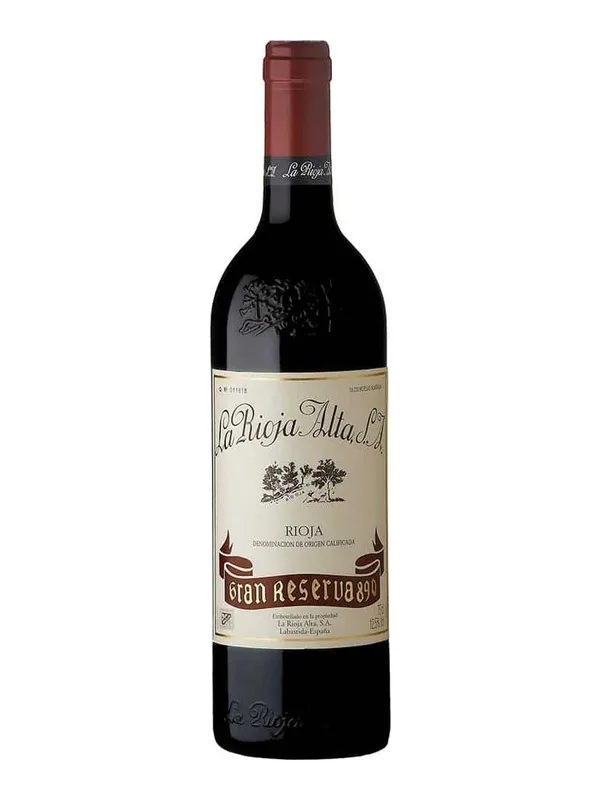 Botella de La Rioja Alta Gran Reserva 890 2005