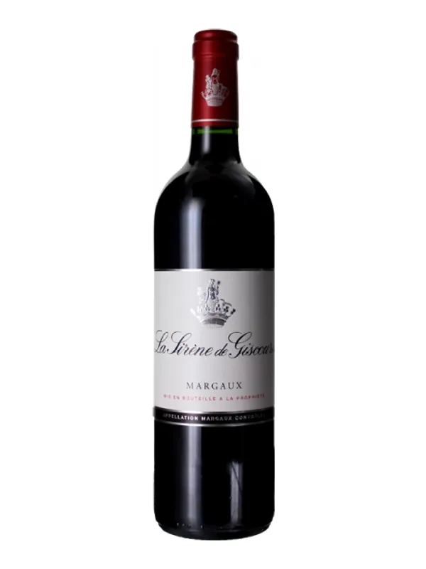 Botella de La Sirène de Giscours - Segundo Vino de Château Giscours 2018