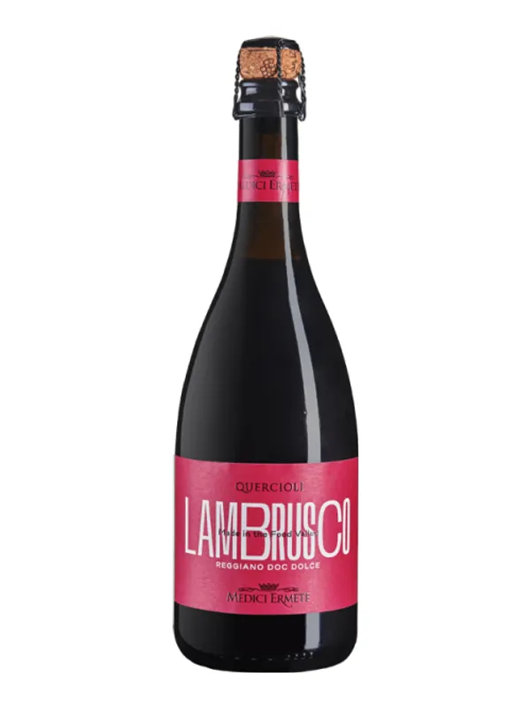 Botella de Lambrusco Reggiano Dolce - Quercioli - Medici Ermete