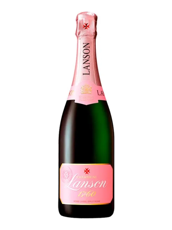 Botella de Lanson Rosé Label