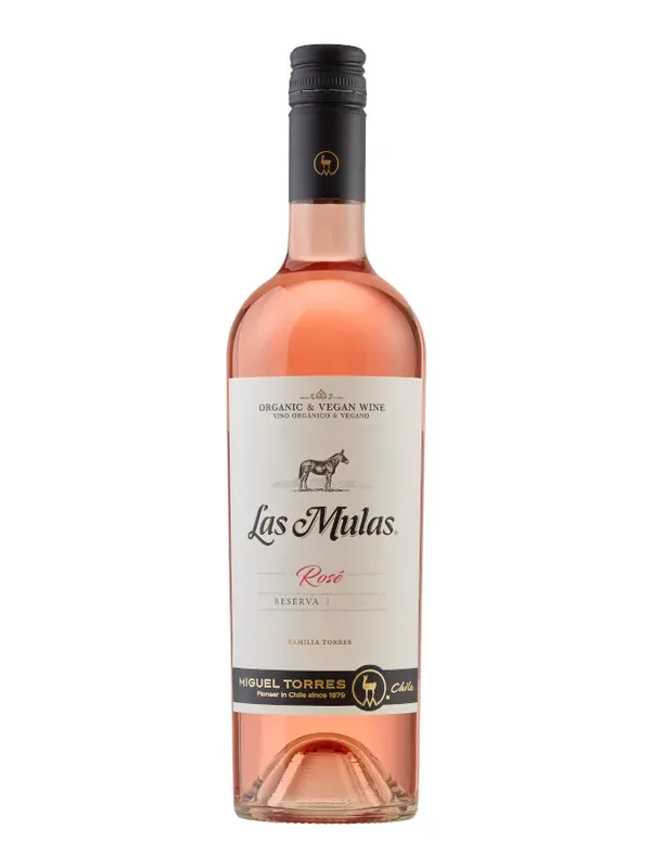 Botella de Las Mulas Rosé Reserva 2021