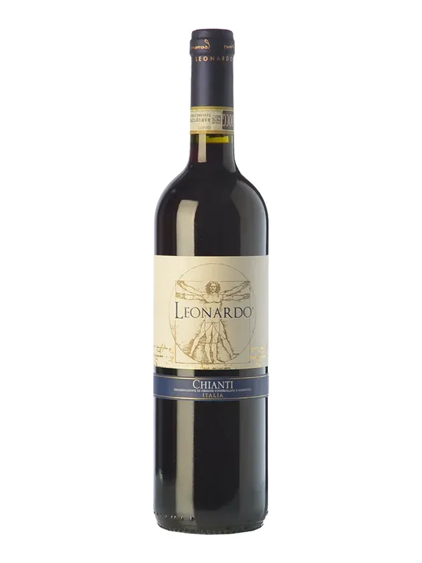 Botella de Leonardo Da Vinci Chianti Leonardo 2024