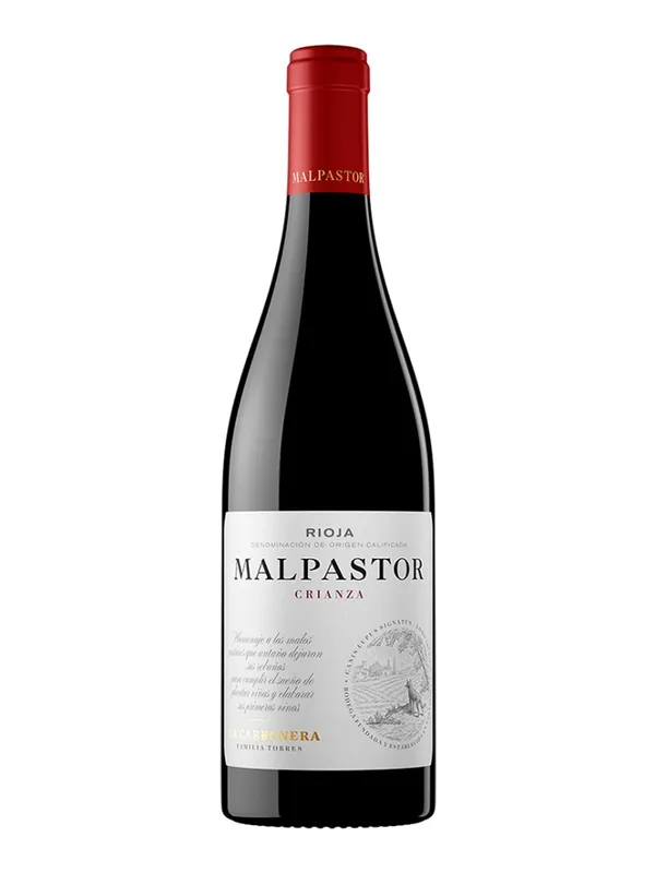 Botella de MALPASTOR La Carbonera de Familia Torres