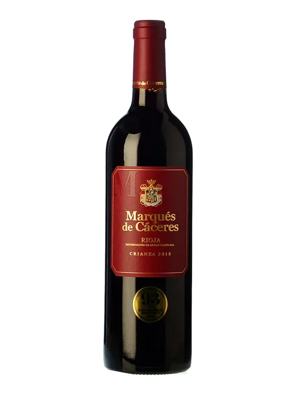 Botella de Marqués de Cáceres Crianza 2022