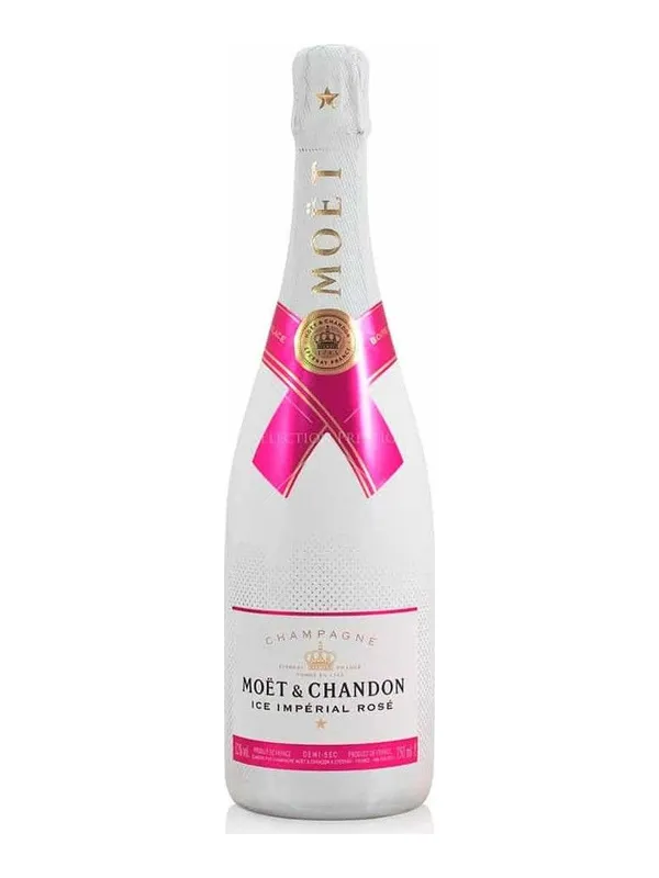 Botella de Moet &amp; Chandon Ice Imperial Rose Blanco Hielo