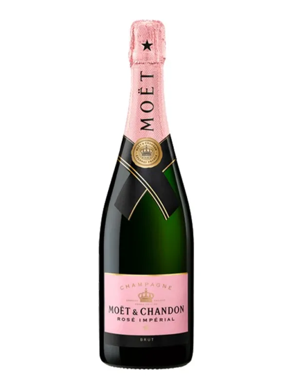 Botella de Moët & Chandon Rosé Imperial Brut