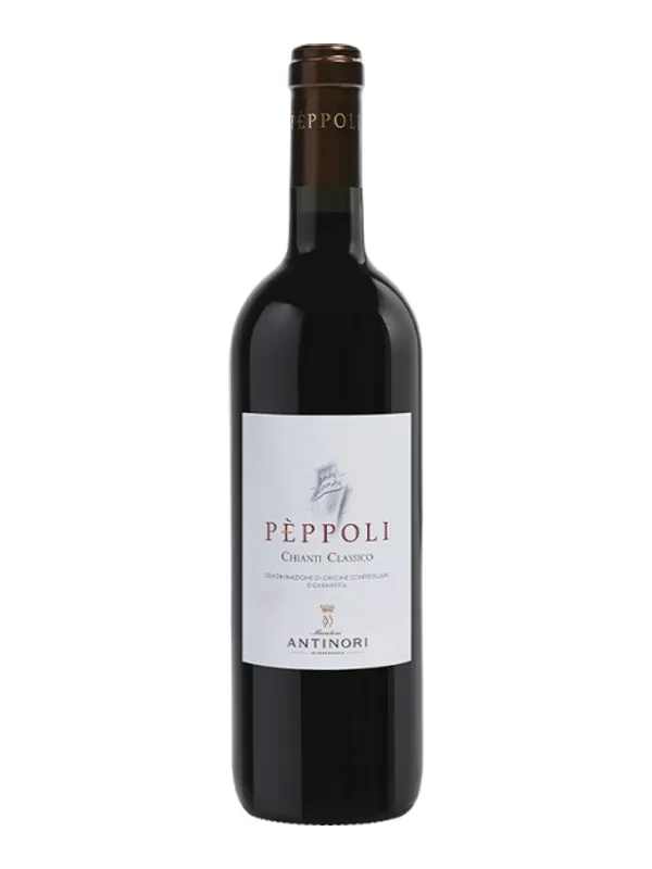 Botella de Peppoli Chianti Classico DOCG Gallo Nero Antinori 2022