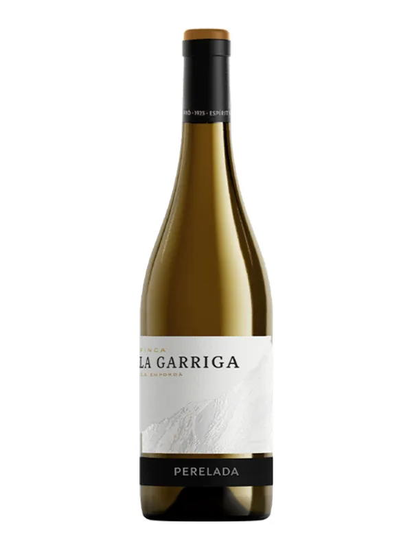 Botella de Perelada Finca La Garriga Blanco 2024