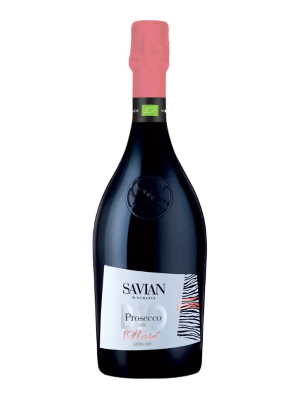 Botella de Prosecco Rosé Millesimato Extra Dry - Savian 2025