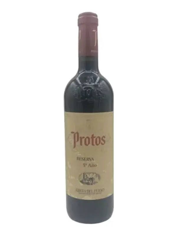 Botella de Protos Reserva - Etiqueta deteriorada 2018