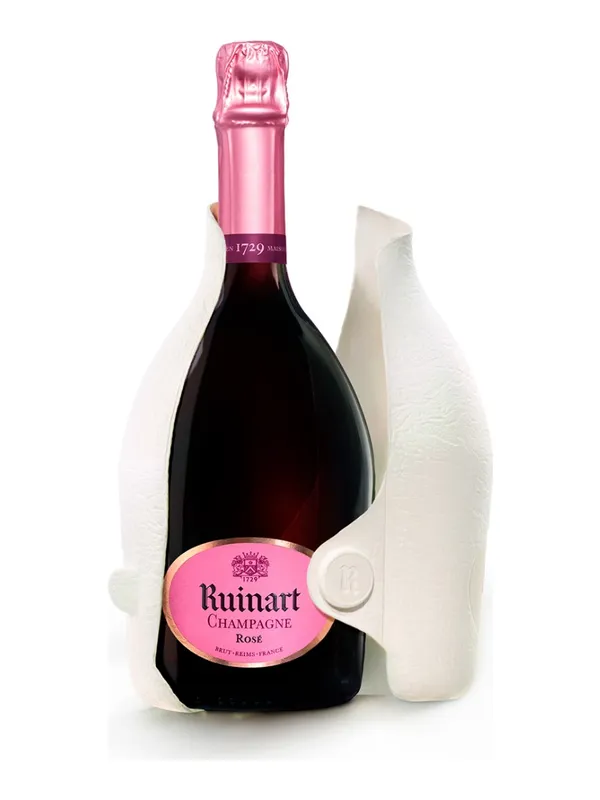 Botella de Ruinart Rose Second Skin