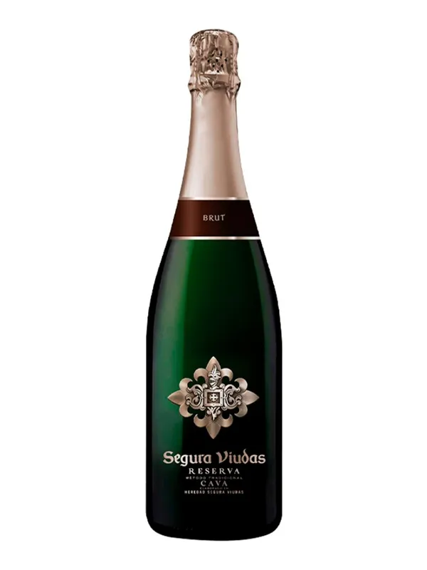 Botella de Segura Viudas Heredad brut Reserva