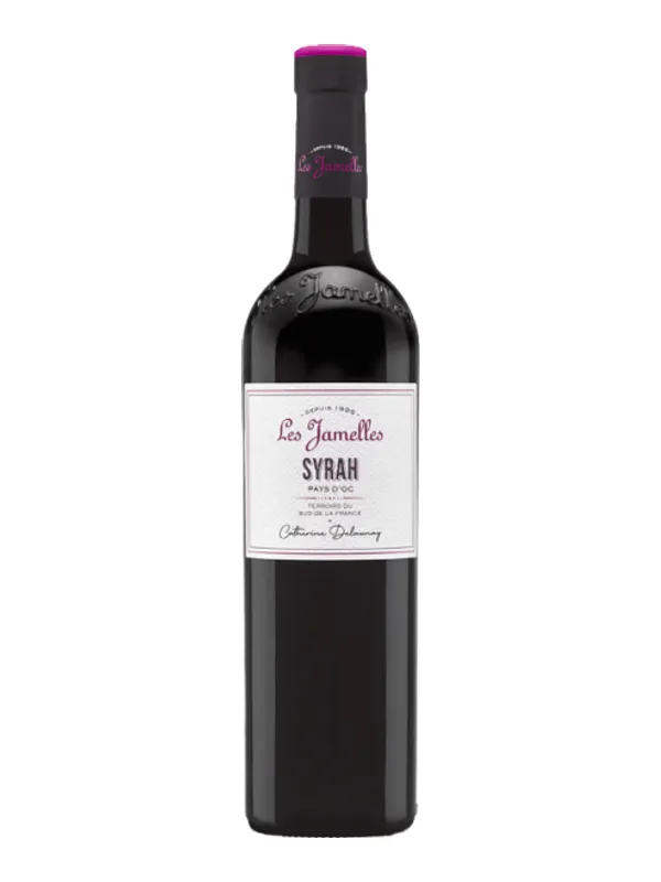 Botella de Syrah - Les Jamelles 2024