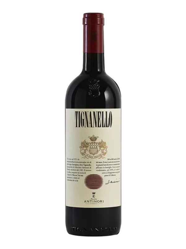 Botella de Tignanello Toscana IGT Antinori 2022