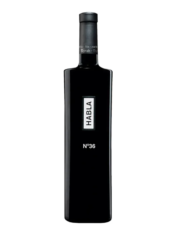 Botella de Tinto Habla Habla Nº 36. Syrah