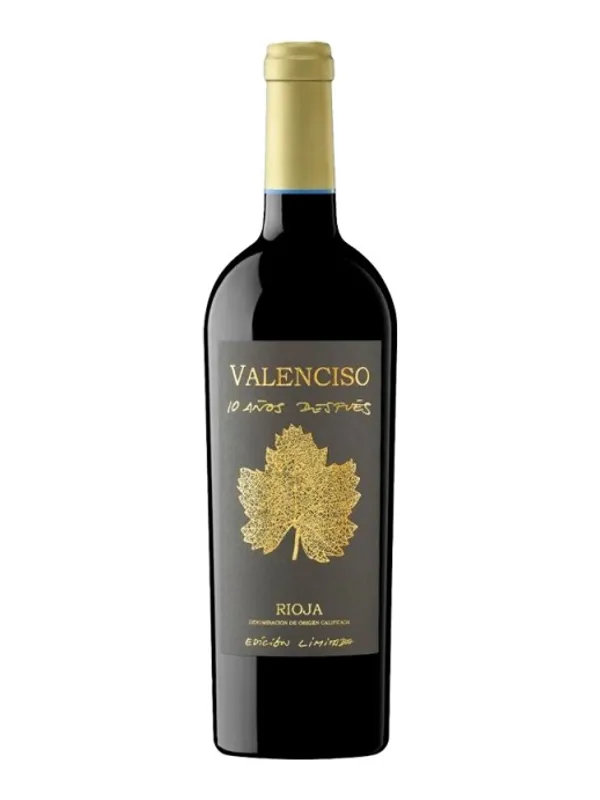 Botella de Valenciso 10 Años Después 2014