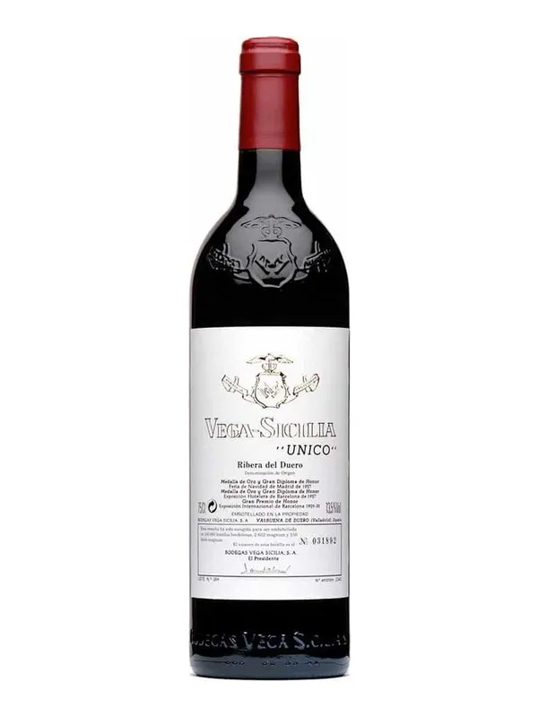 Botella de Vega - Sicilia Unico 2010