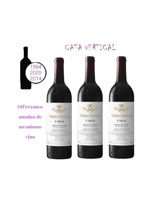 Botella de Vega Sicilia Unico - Cata
