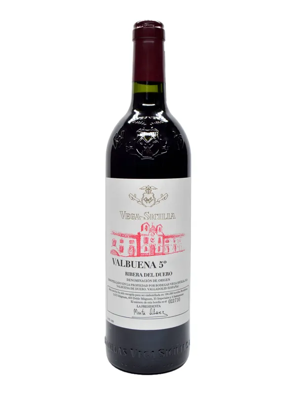 Botella de Vega Sicilia Valbuena 5º 2020