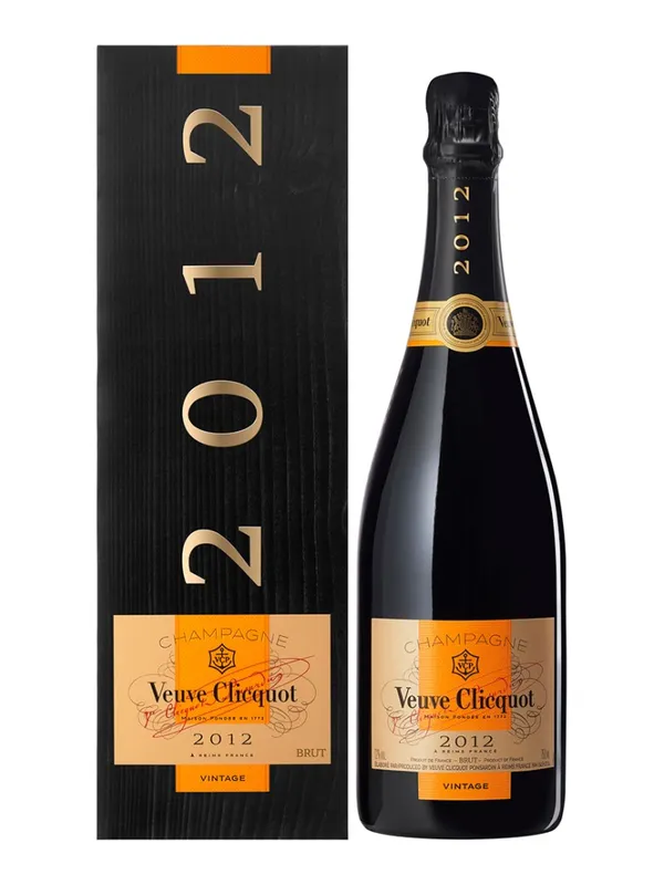Botella de Veuve Clicquot Vintage 2012