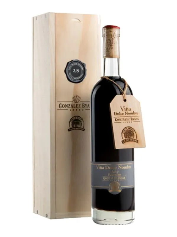 Botella de Viña Dulce Nombre de Añada 1986