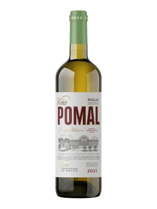 Botella de Viña Pomal Blanco