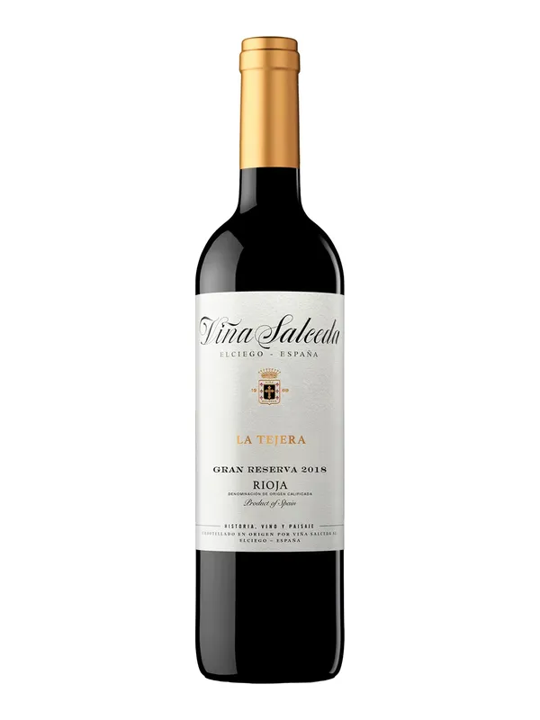 Botella de Viña Salceda La Tejera Gran Reserva 2018