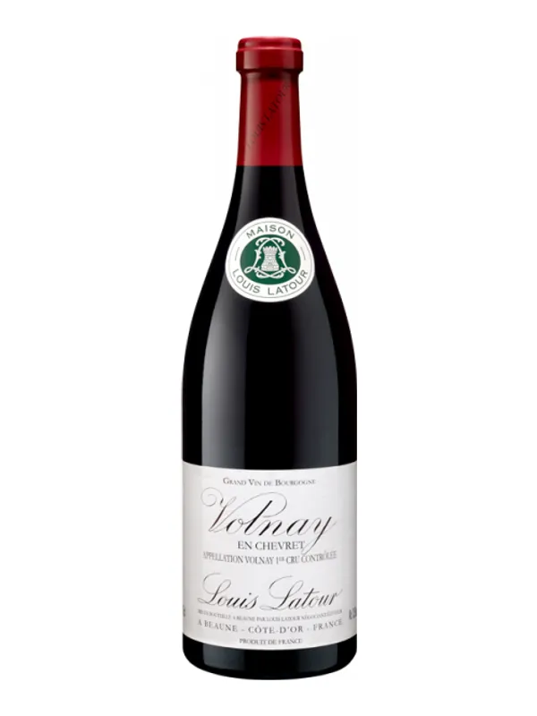 Botella de Volnay 1er Cru - En Chevret - Louis Latour 2017